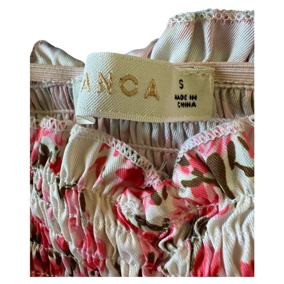 Floral Puff Sleeve Crop Top - Picture 3 of 4